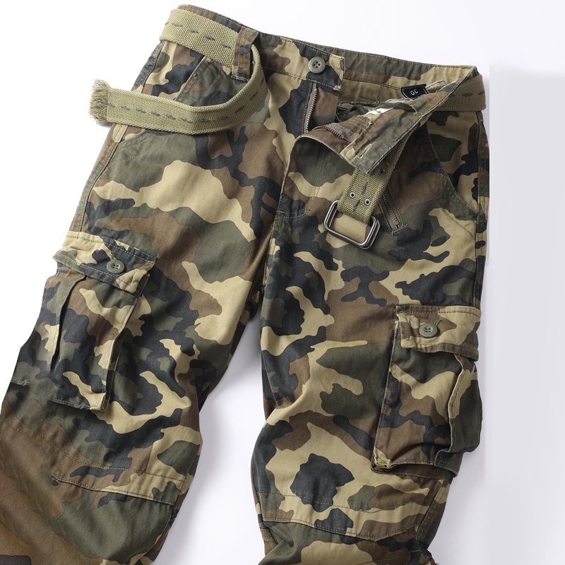 AKARMY Tactical Camouflage Joggers Outdoor Ripstop Cargo Pants Working Clothing Hiking Streetwear Autumn Men's Sweatpants