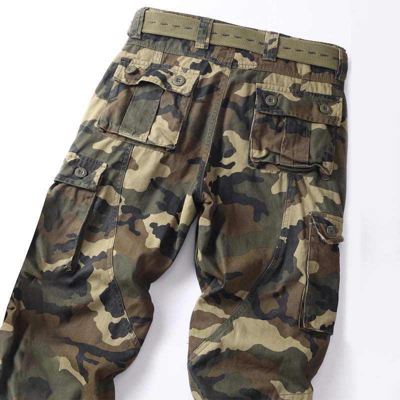 AKARMY Tactical Camouflage Joggers Outdoor Ripstop Cargo Pants Working Clothing Hiking Streetwear Autumn Men's Sweatpants