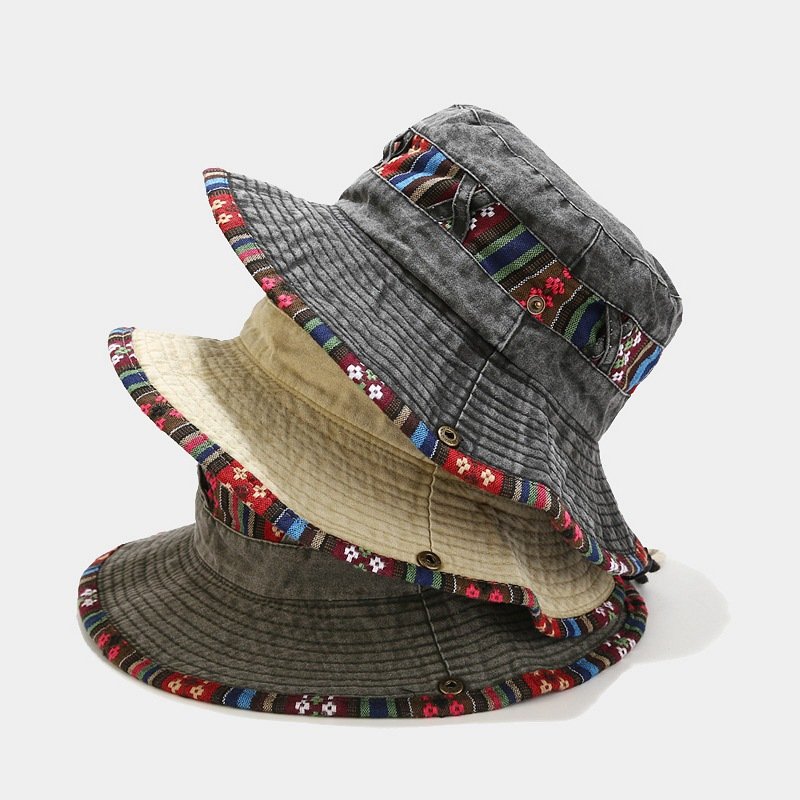 New Wash Old Fisherman Hat Big Head Around Spring and Summer Outdoor Mountaineering Fishing Hat