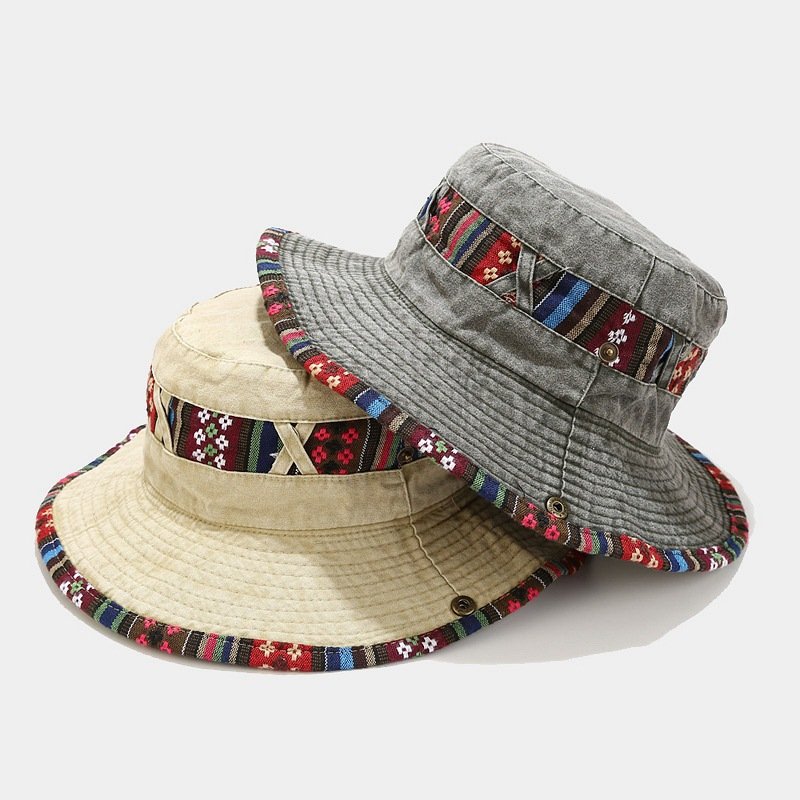 New Wash Old Fisherman Hat Big Head Around Spring and Summer Outdoor Mountaineering Fishing Hat