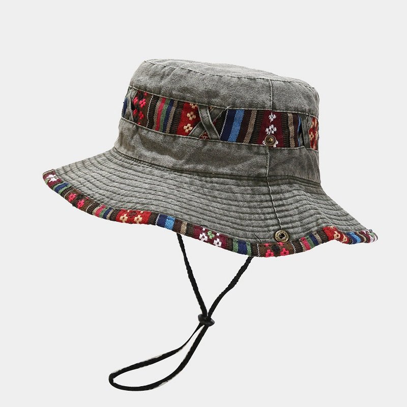 New Wash Old Fisherman Hat Big Head Around Spring and Summer Outdoor Mountaineering Fishing Hat