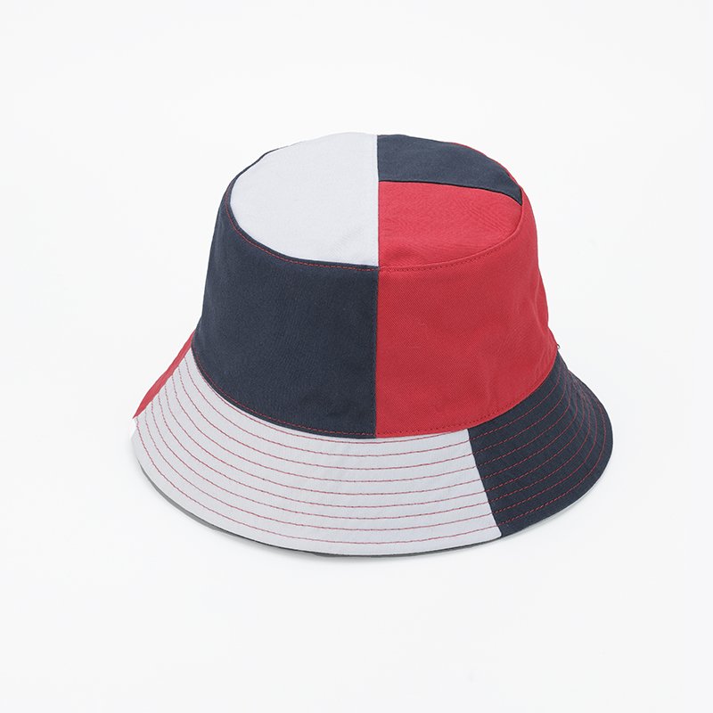 two tone men designer bucket hat unisex double sided fisherman bucket hat foldable custom embroidery hiking bucket hat