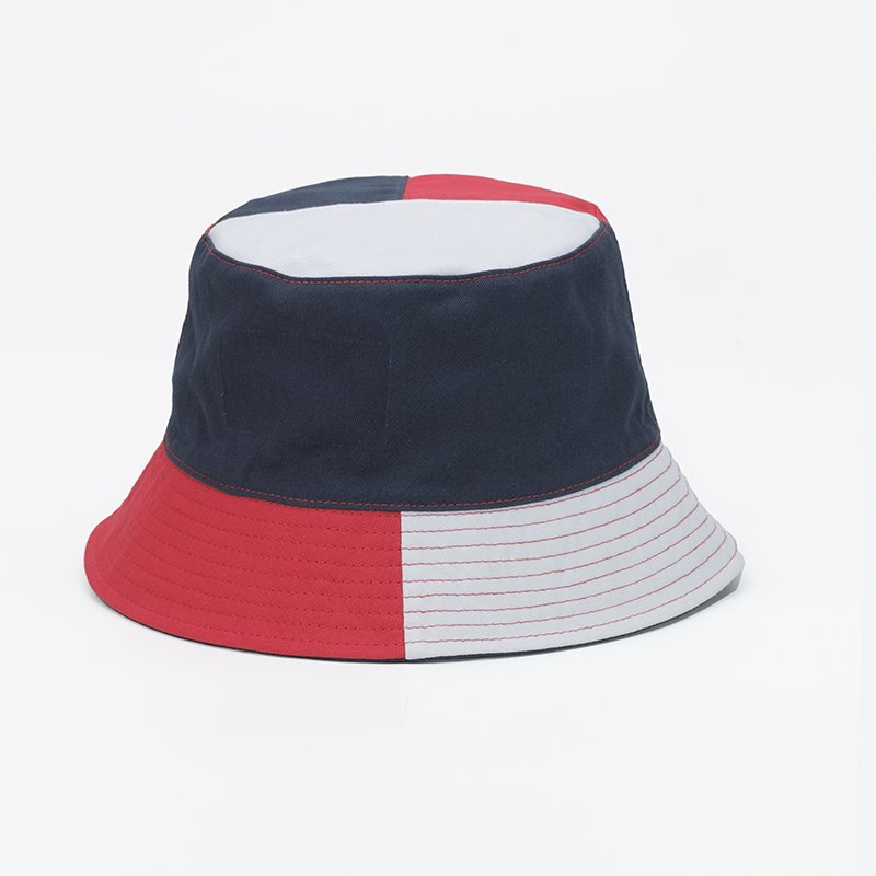 two tone men designer bucket hat unisex double sided fisherman bucket hat foldable custom embroidery hiking bucket hat