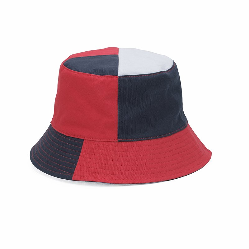 two tone men designer bucket hat unisex double sided fisherman bucket hat foldable custom embroidery hiking bucket hat