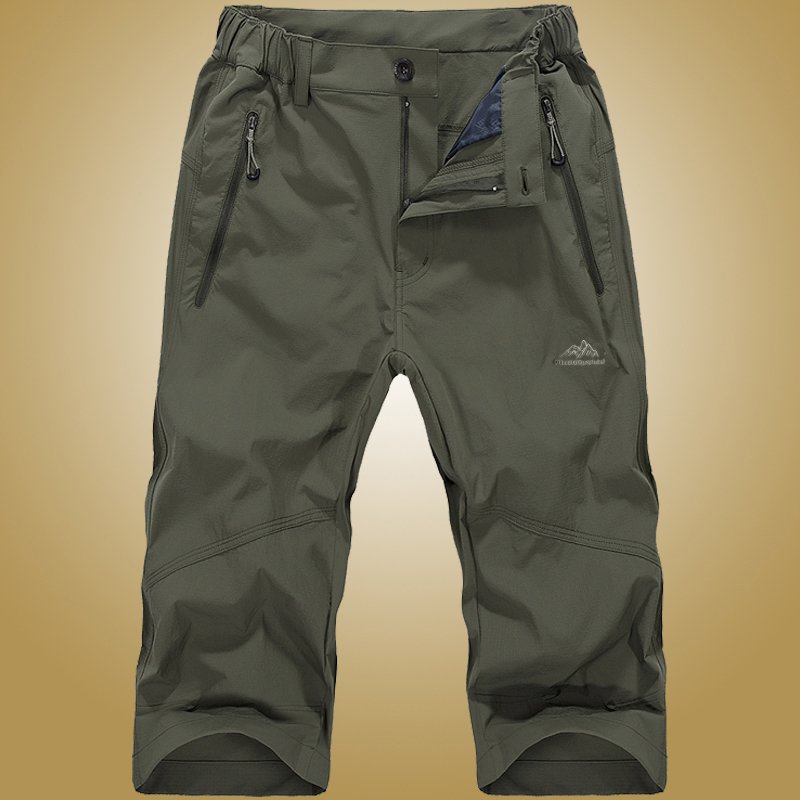 Outdoor Hiking capri para hombre summer casual ropa masculina quick dry mens summer pants nylon shorts