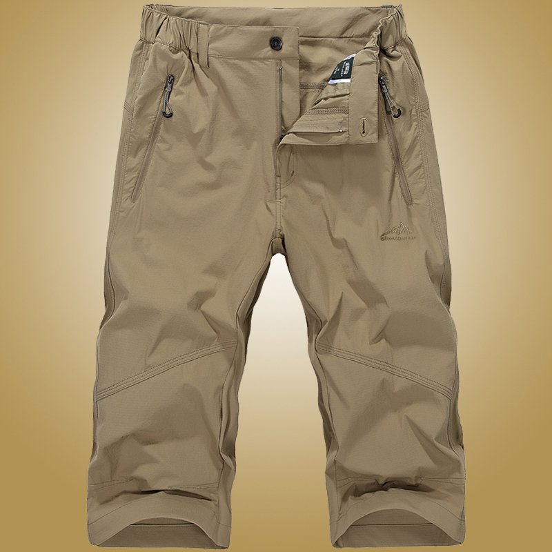 Outdoor Hiking capri para hombre summer casual ropa masculina quick dry mens summer pants nylon shorts