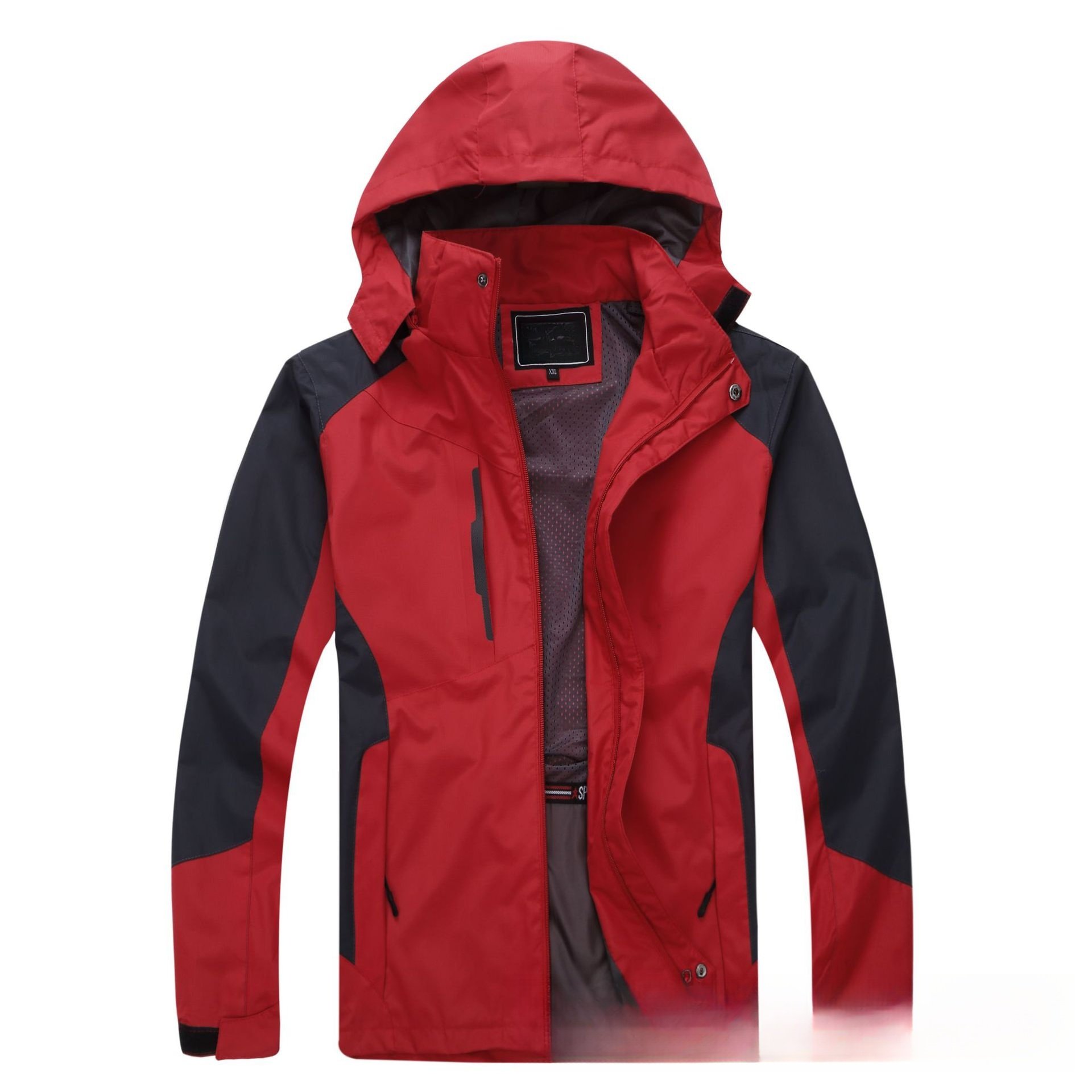 Custom Men's Outdoor Jacket Autumn Winter Waterproof Windproof Breathable Single-Layer Assault Clothing Logo Embroidery
