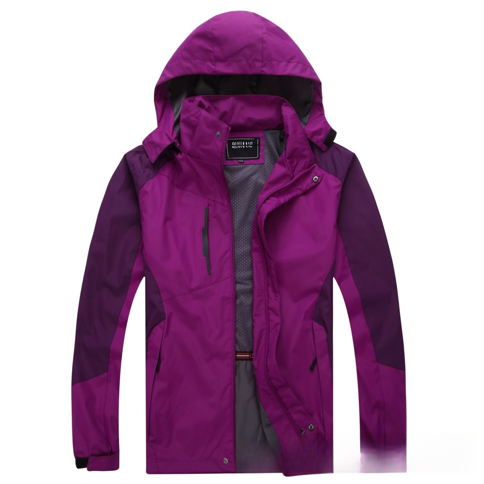 Custom Men's Outdoor Jacket Autumn Winter Waterproof Windproof Breathable Single-Layer Assault Clothing Logo Embroidery