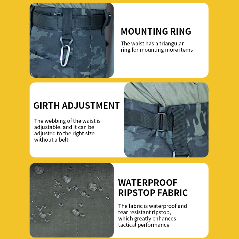 SIVI Waterproof Work Pants Cargo Pantalon Homme Tactical Clothing Hiking Outdoor Hunting Combat Trousers For Men