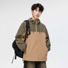 Custom Brand Mens Polyester Soft Shell Lightweight Windbreaker Hiking Coat Puffer Jackets