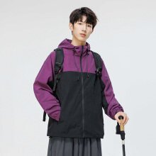 Custom Brand Mens Polyester Soft Shell Lightweight Windbreaker Hiking Coat Puffer Jackets