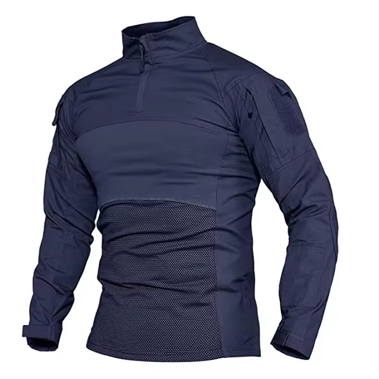 Spring and Summer Outdoor Tactical Long Sleeve Hiking Fishing Moisture Wicking Casual Shirt