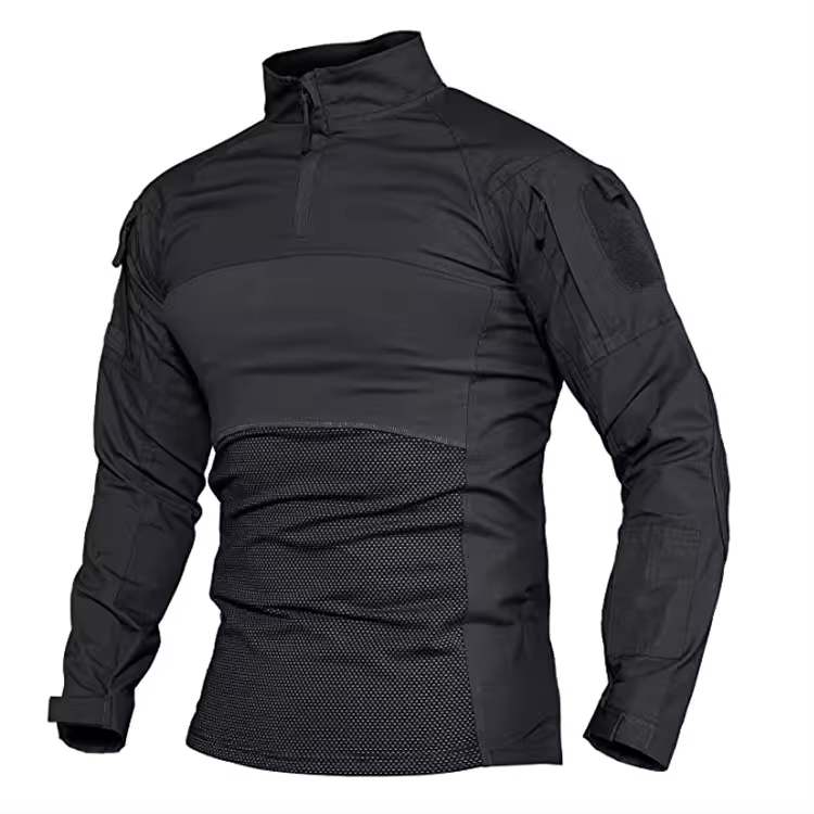 Spring and Summer Outdoor Tactical Long Sleeve Hiking Fishing Moisture Wicking Casual Shirt