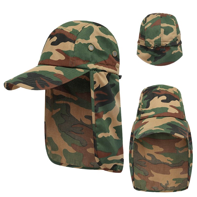 Outdoor sunscreen fisherman hat can be customized