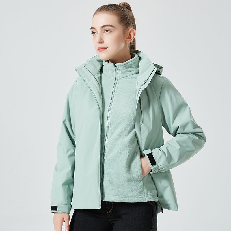 Unisex Waterproof Windproof Camping Hiking Jacket Outdoor Travel Warm Jacket for Winter Adults-Men Women Couples