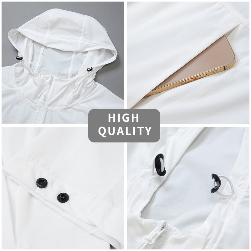 Men Waterproof Softshell Jacket with Removable Hood Windbreaker Hooded lightweight Coat for Outdoor Hiking