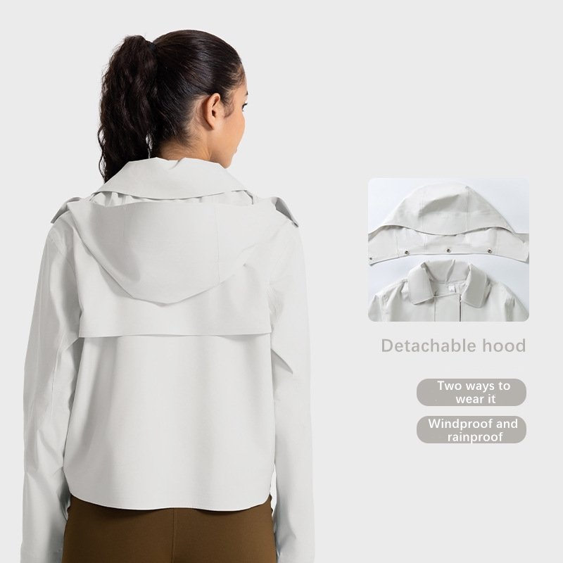 Xsunwing Wholesale Factory Outdoor hooded Coat Waterproof Windproof Warm women hardshell Hiking Jacket detachable hat WDQ045