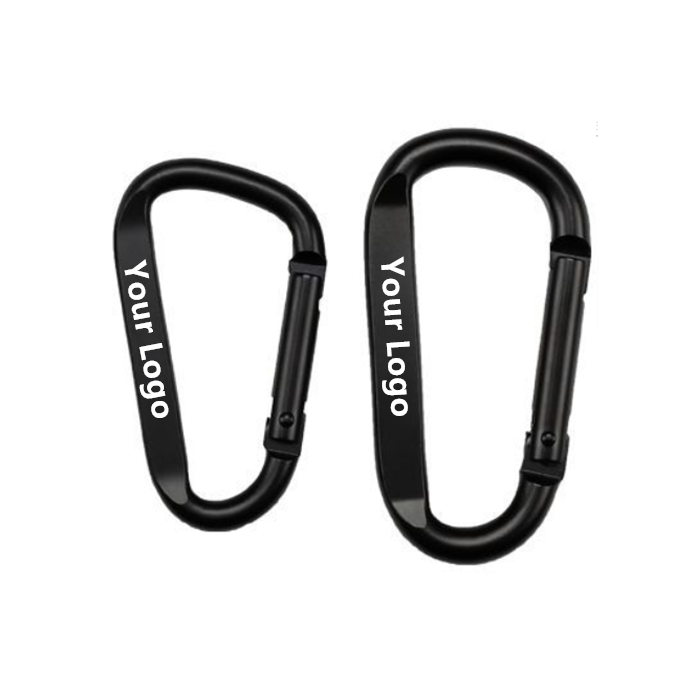 D-shaped Flattened And Thickened Aluminum Alloy Mountain Buckle Backpack External Buckle Connection Ring Water Cup Hook