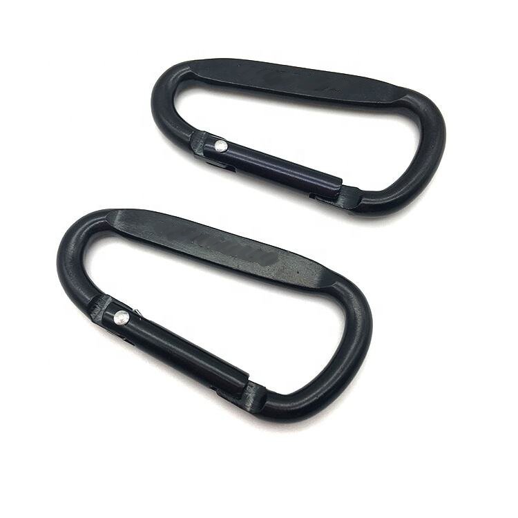 D-shaped Flattened And Thickened Aluminum Alloy Mountain Buckle Backpack External Buckle Connection Ring Water Cup Hook