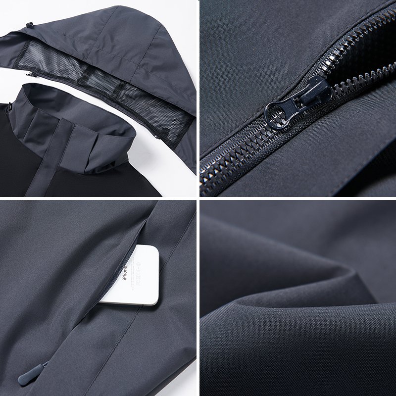 Outdoor Running Fitness Waterproof Coats for Women Hiking Mountaineering Clothes Camping Men's Outdoor Windbreaker Jacket