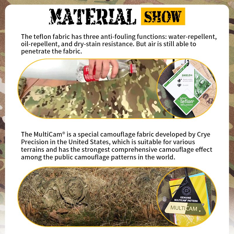 Emersongear NC 50/50 Ripstop Combat Shirt Tactical Pants Tactical Clothing G3 Camouflage Multicam Uniforms Suit
