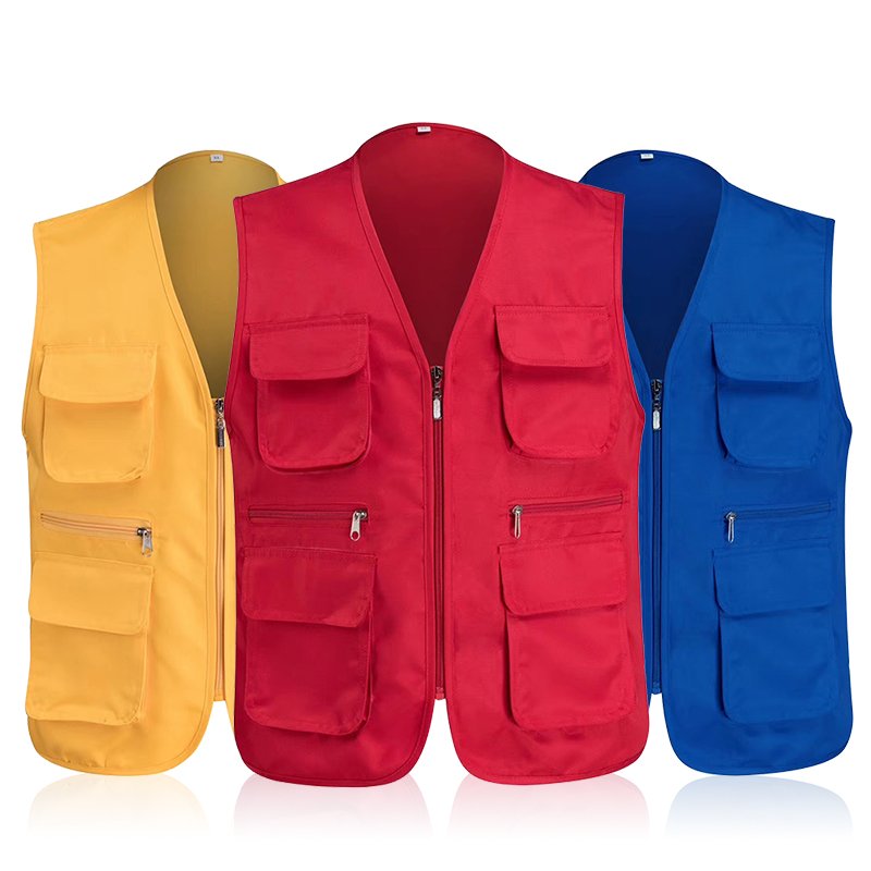 High Quality Mens Work Golf Vest Outdoor fishing Climb Hiking Multi Pockets tactical outdoor vest