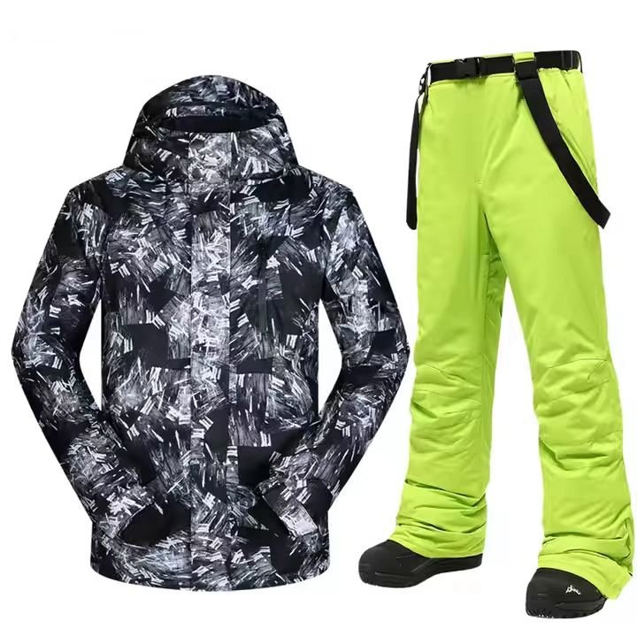 Men's Outdoor Sports Ski Suit Winter Jacket and Clothing for Skiing Camping Hiking Canvas Fabric