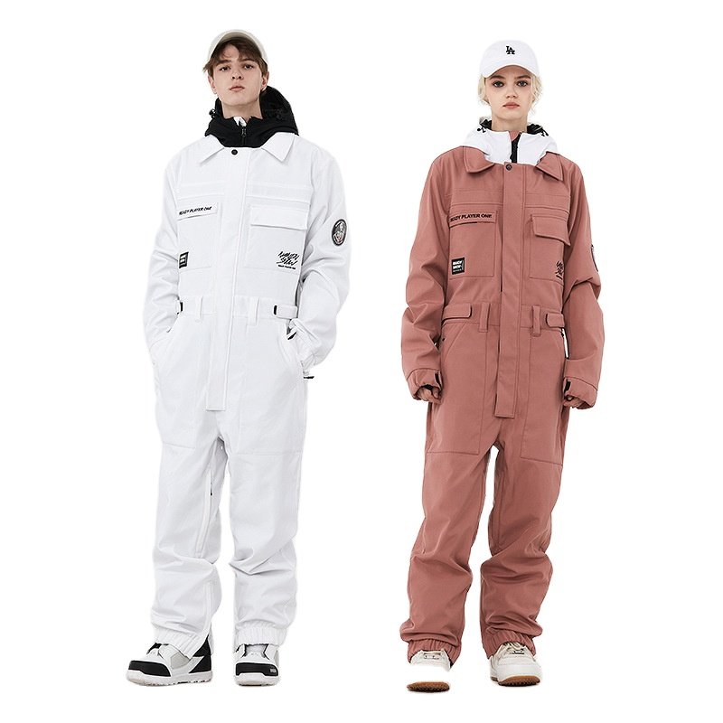 Ski Jumpsuit for Men Women's Ski Suit Windproof Waterproof plus size Snow Suit Snowboard Ski Overalls One Piece