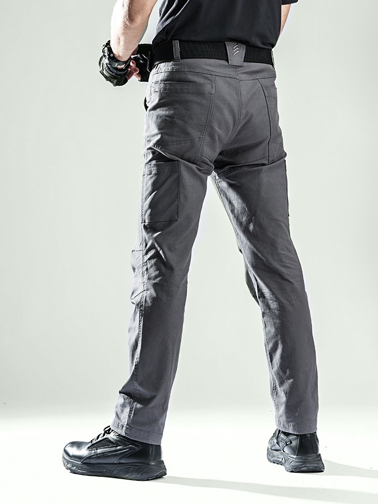 Men's Relaxed Slim Fit Tactical Pants Cargo Work Pants with Multi Pocket Striped Casual Fitness Trousers Sport Outdoor pants