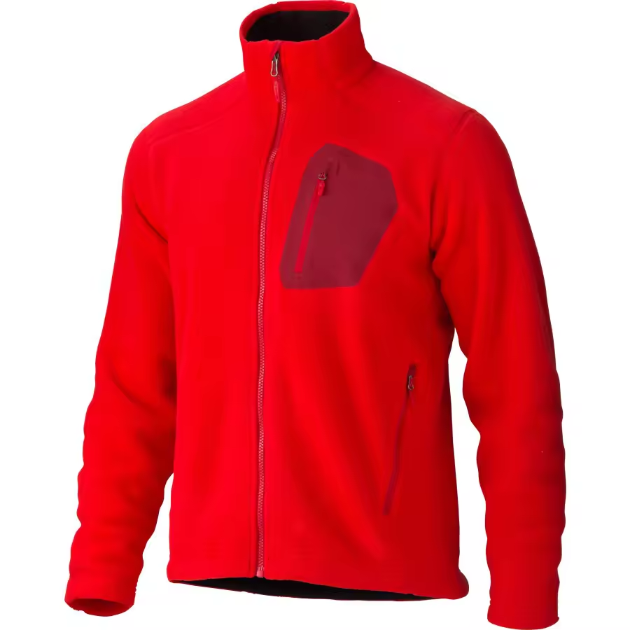 JOMO Outdoor Factory OEM Mens Fleece Jacket High Quality Custom 100% Polyester Windproof Polar Fleece Jacket Logo