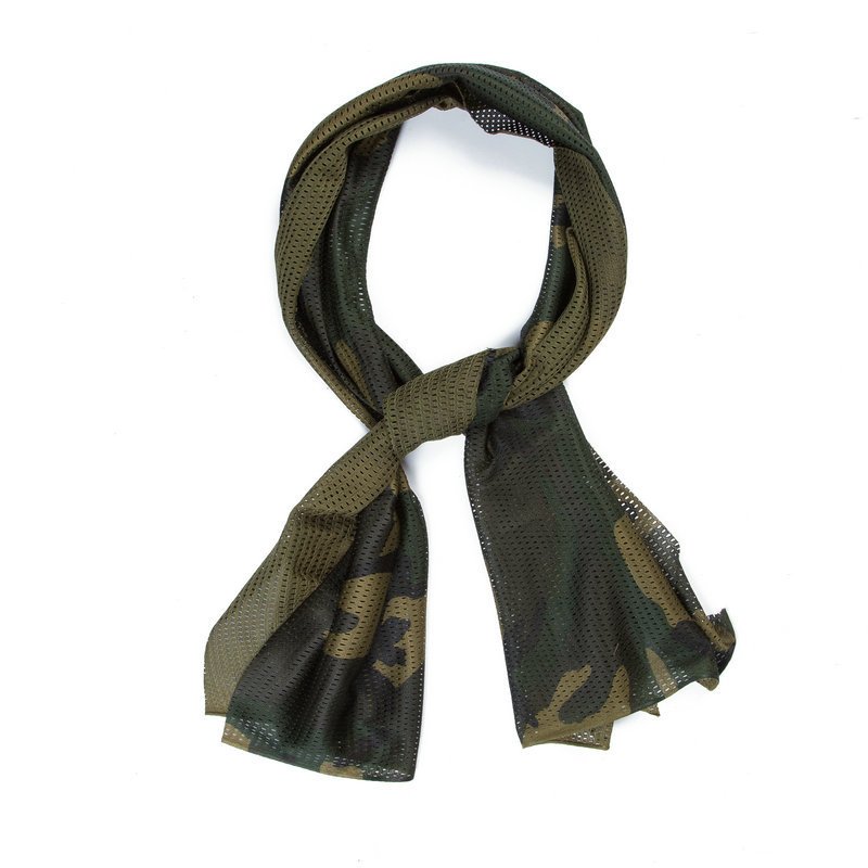 Tactical Multi-Purpose Scarf Breathable Mesh Camouflage Headband for Outdoor Cycling Hiking Clothing 160*50CM