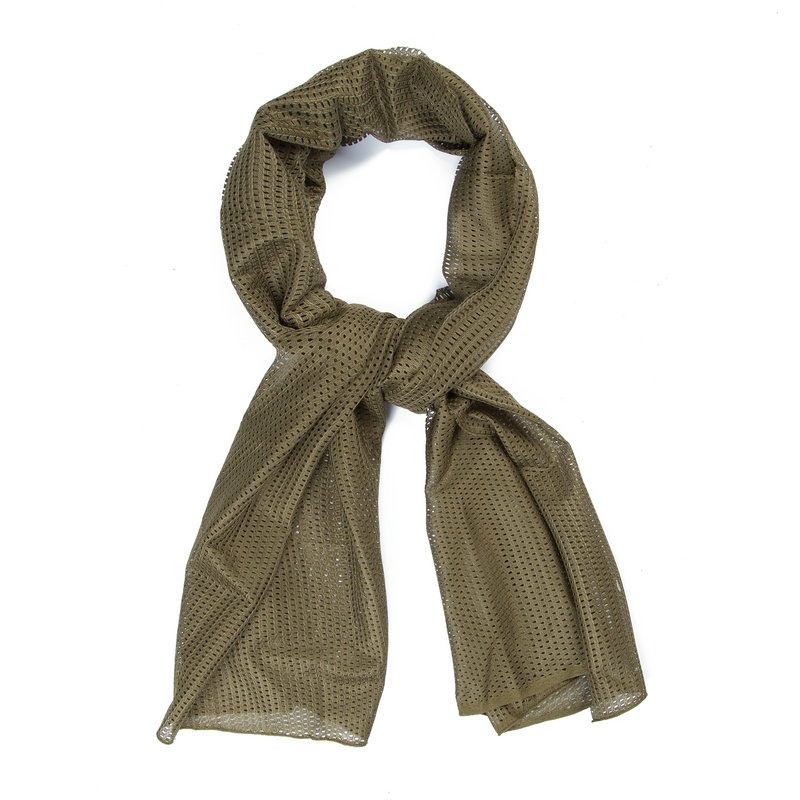 Tactical Multi-Purpose Scarf Breathable Mesh Camouflage Headband for Outdoor Cycling Hiking Clothing 160*50CM