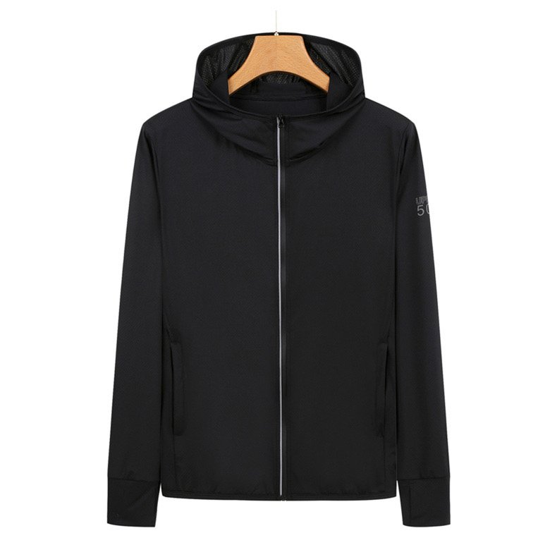OEM ODM Custom Wholesale Summer Thin Breathable Lightweight Windproof Waterproof Outdoor Softshell Hooded Jacket For Men