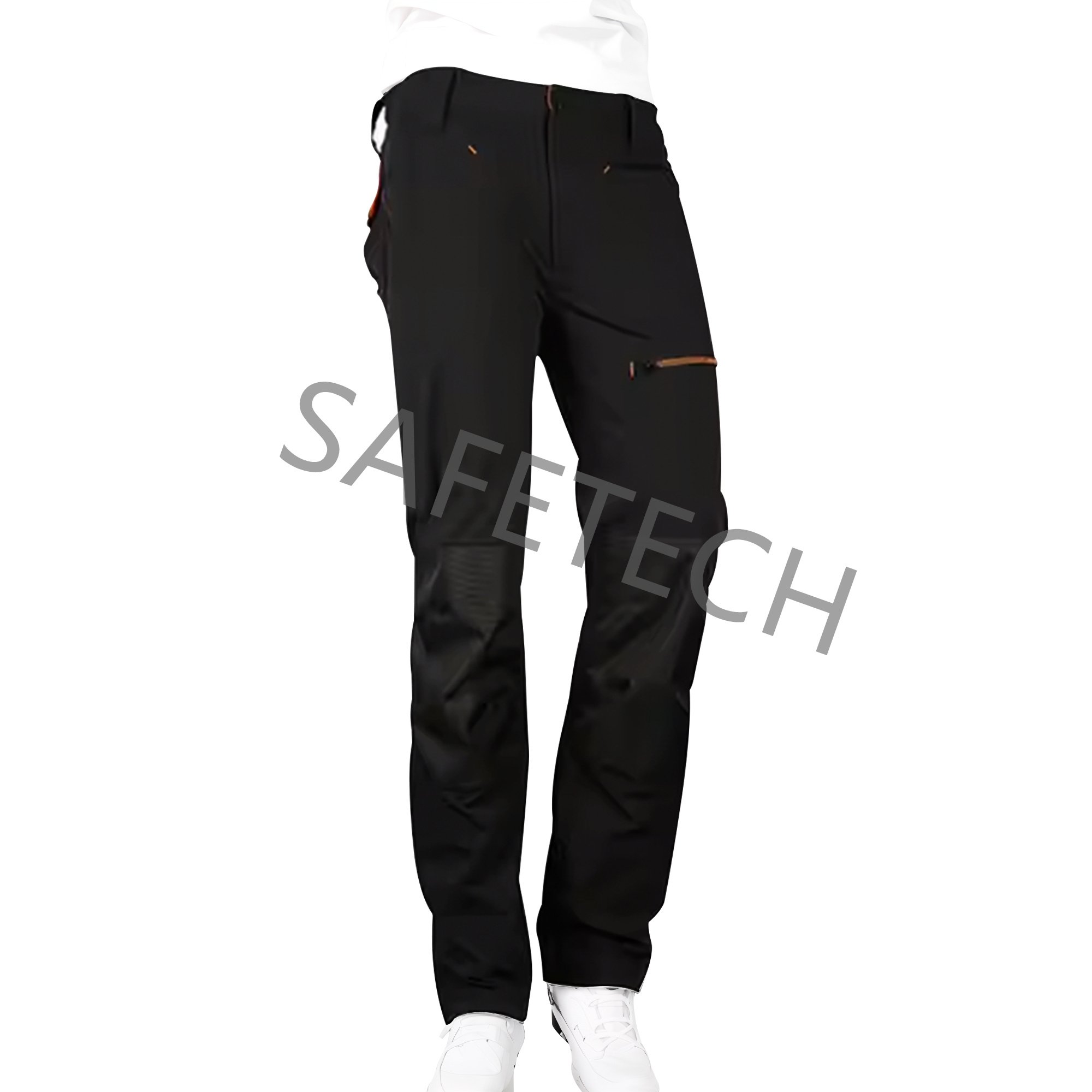 Men's 4 Way High Stretch Multi-pocket Skinny Workwear Cargo Trousers Construction Work Pants For Men