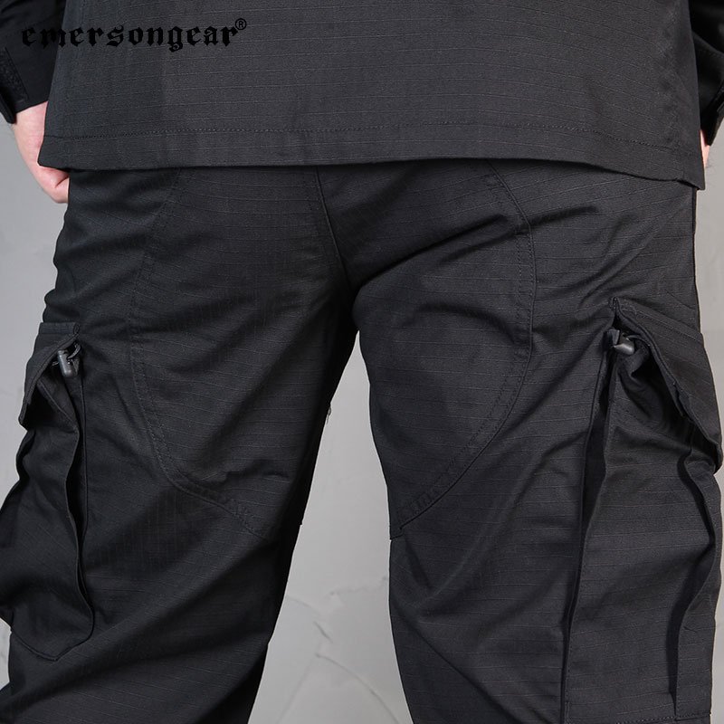 Emersongear BDU Camouflage Uniforme Tactico Combat Uniform Clothing Set Black Tactical Uniform Suit for Men