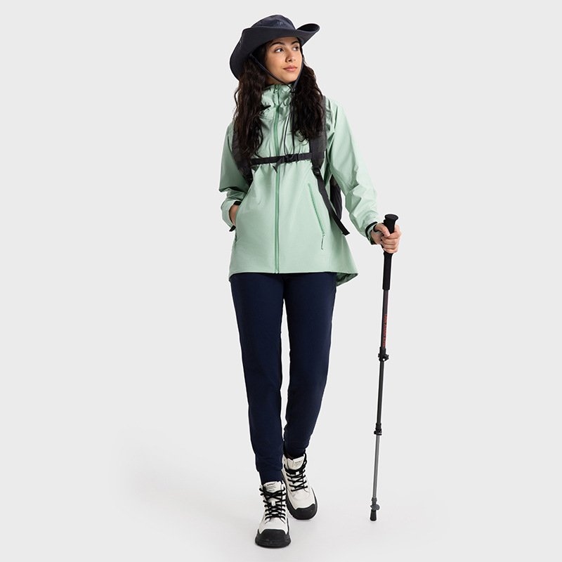 Xsunwing Custom LOGO Women Down Jacket Waterproof Ski Softshell Coat Puffer with Windbreaker Coat Outdoor Rain Jacket WDQ043