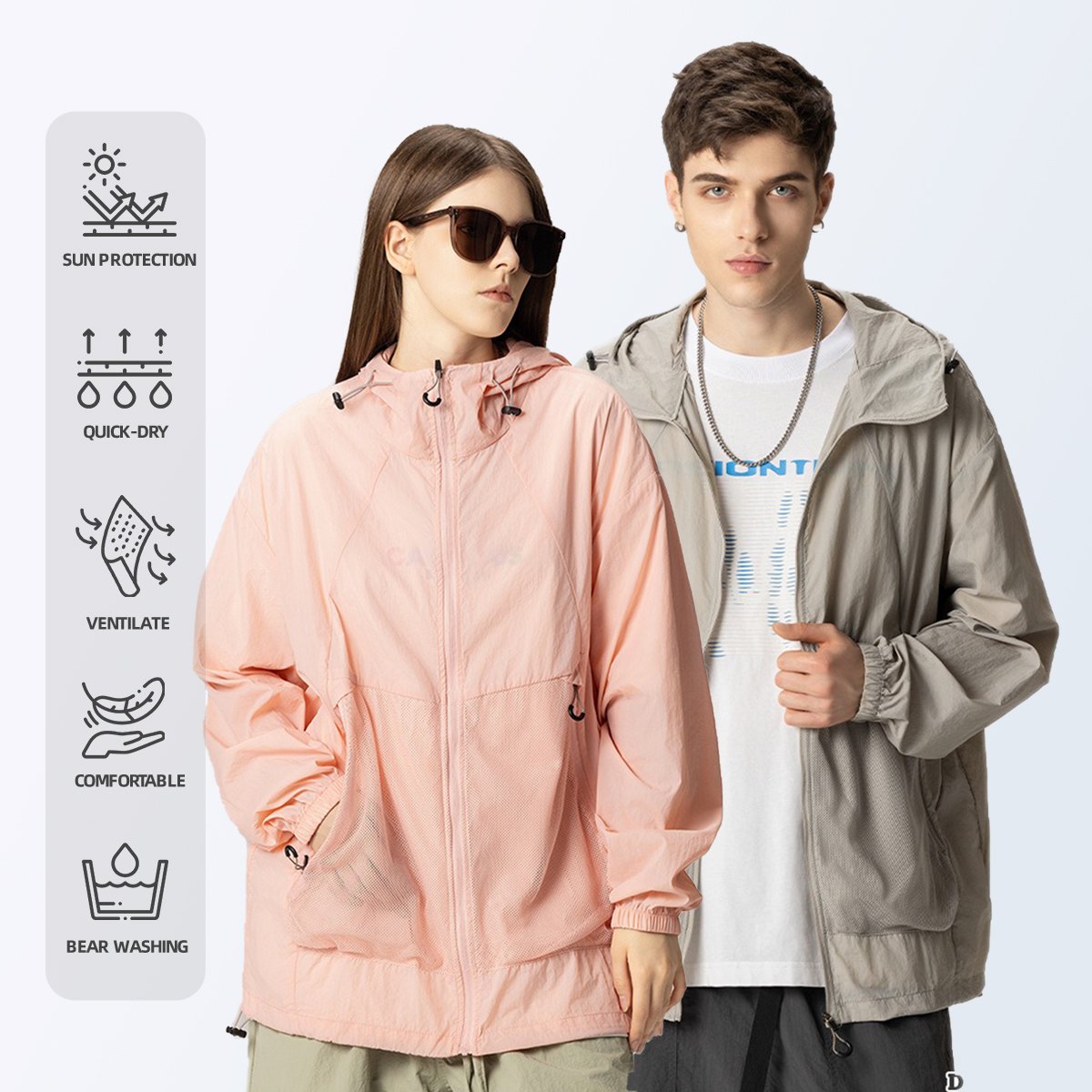 high quality yoga hiking coaches Thin zip up wind breaker outdoor casual sports windbreaker unisex jacket for men hombre