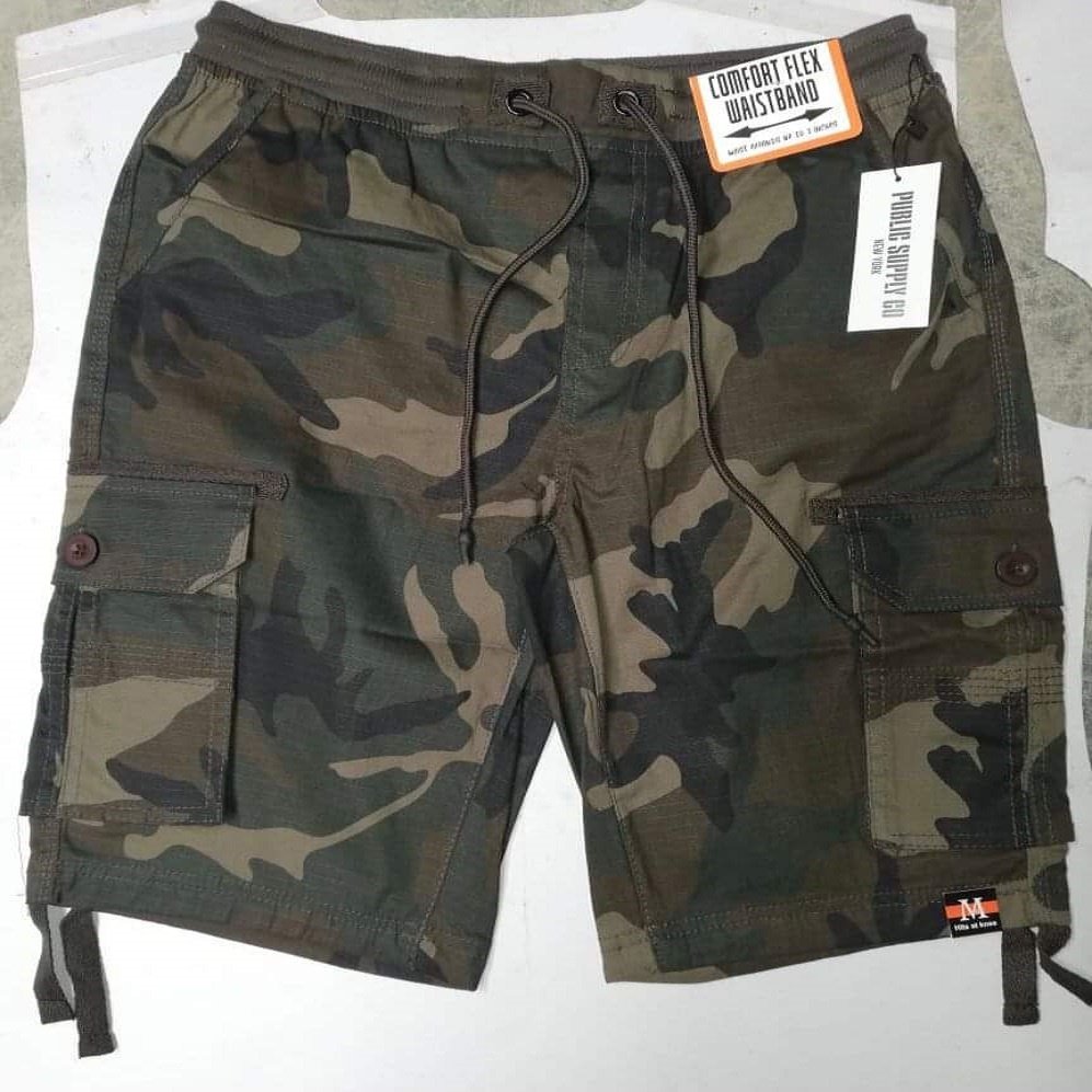 Adult Cargo Short Pants Male Clothes Bundle Pant Hiking Hunting Multi Pockets Cargo Worker Surplus Original Stock lot apparels