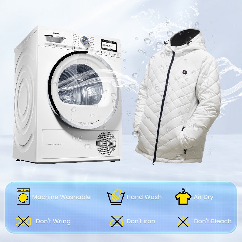 Intelligent 5V Electric Temperature Control Winter Warm Hooded Puffer Kid Heated Jacket for Men and Children Heated Clothing