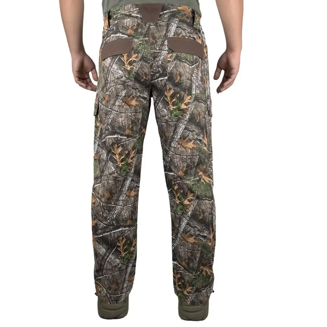 Wholesale Hunting Clothing for Men 3D maple leaf Hunting Pants Water Resistant full pants for Moutain camping hiking