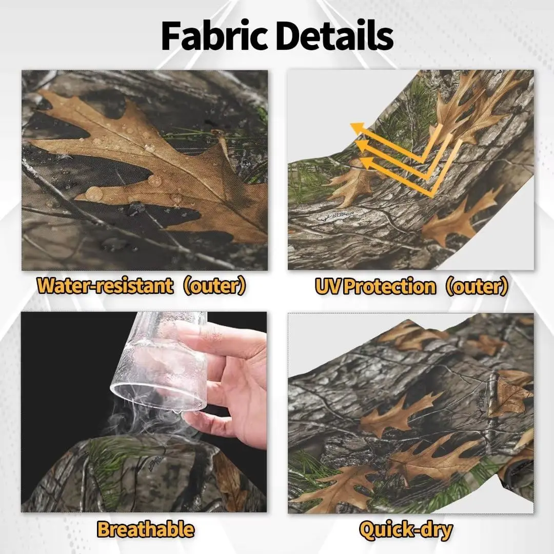 Wholesale Hunting Clothing for Men 3D maple leaf Hunting Pants Water Resistant full pants for Moutain camping hiking