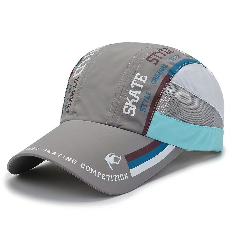 Marathon training in air and air-resisting sports hats