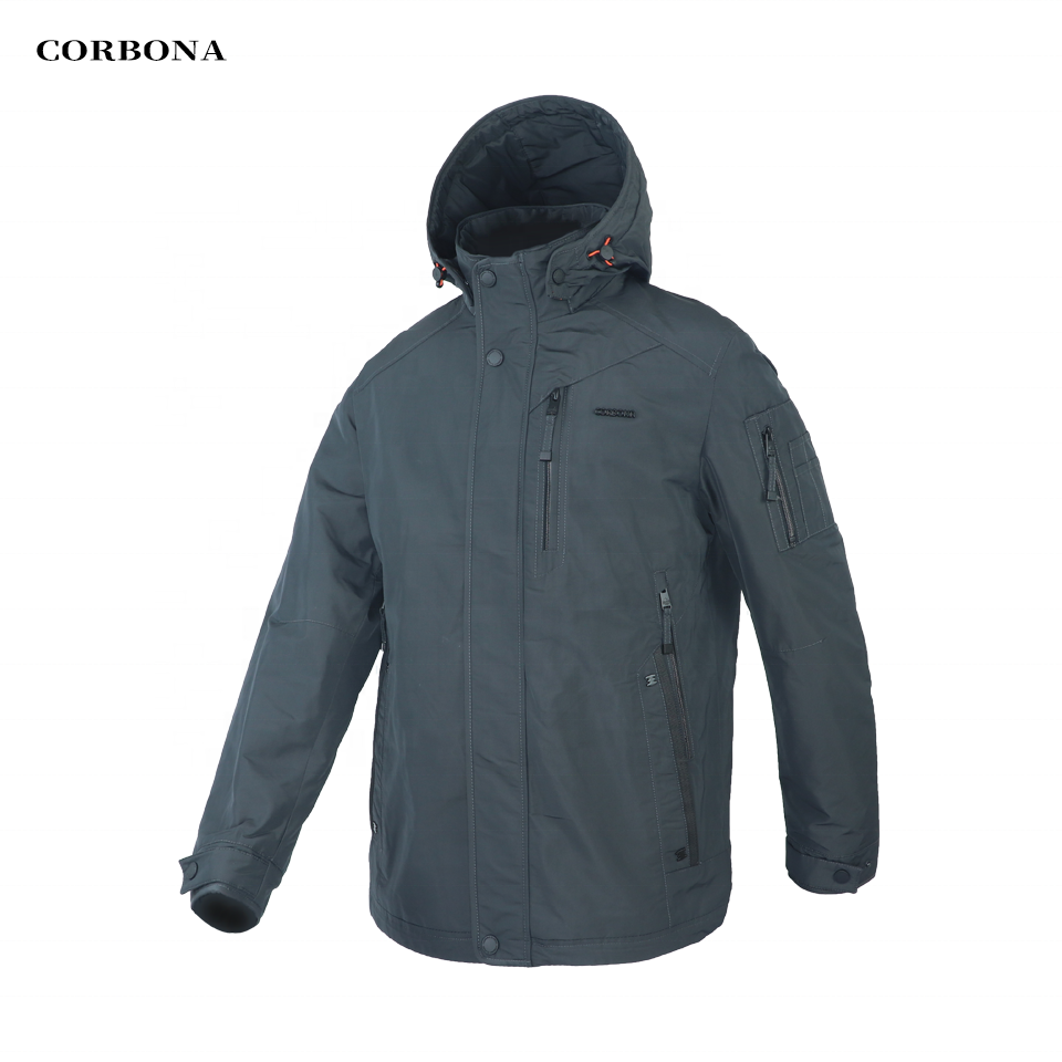 CORBONA Autumn Mens Jacket Business Casual Memory Foam Sports Outdoor Winter Coat High Quality Cotton Male Clothing Homme Parka
