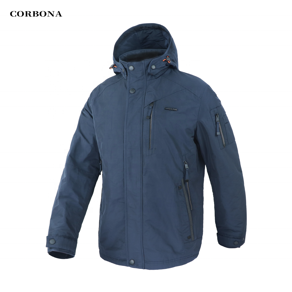 CORBONA Autumn Mens Jacket Business Casual Memory Foam Sports Outdoor Winter Coat High Quality Cotton Male Clothing Homme Parka