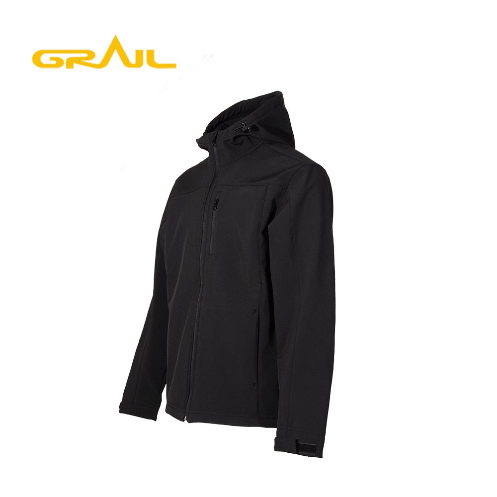 High quality professional custom men fabric outdoor hiking waterproof softshell jacket