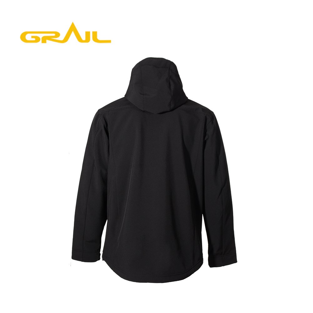 High quality professional custom men fabric outdoor hiking waterproof softshell jacket