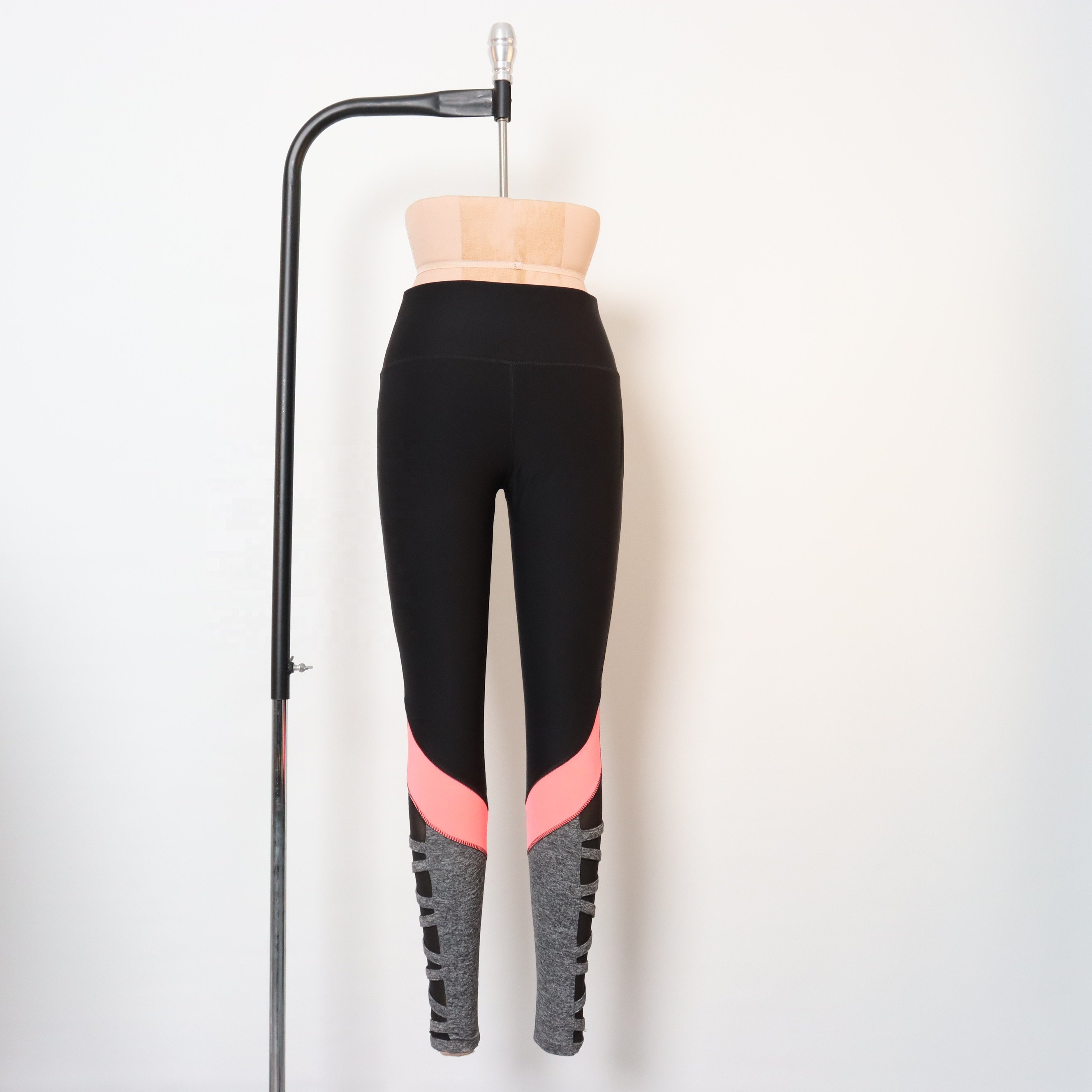 Aola Woman Seamless Fitness Yoga Wear Legging Black Casual Green Pants Quantity Mesh Customized Maxi Spandex Logo Gray Style Pcs