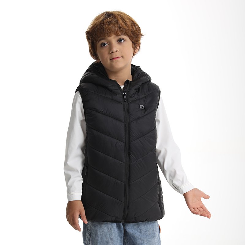 9 11 13 21 Zone Rechargeable Battery Camo Electric Heated Clothes Heating Electric Puffer Kid Heated Vest For Winter