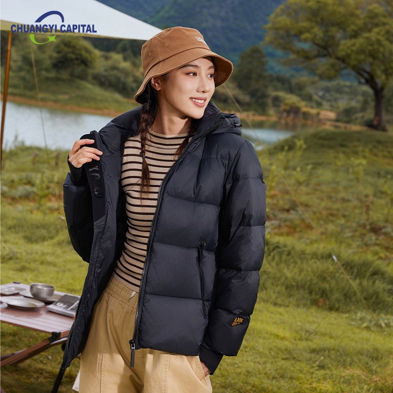 Custom women Men's Packable Puffer Jacket with Hood Warm Puffy Winter Jacket Coat Insulated for Ski Hiking Travel