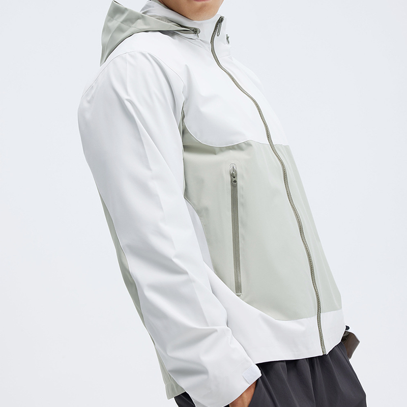 Outdoor sports color matching jacket coat waterproof windproof scratch-proof mountaineering clothing cycling hoodie jacket